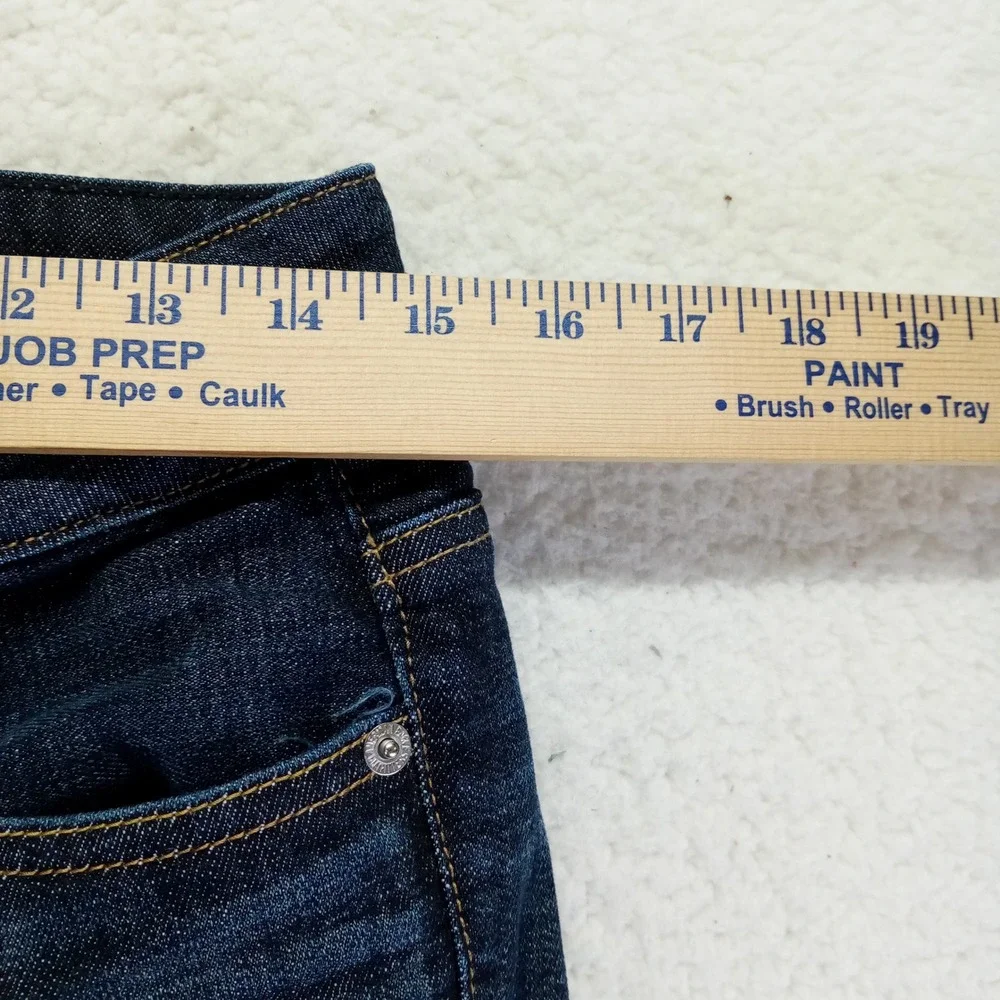 American Eagle Outfitters Artist Crop Dark Wash Denim Jeans Women's Size 6 - Picture 4 of 9